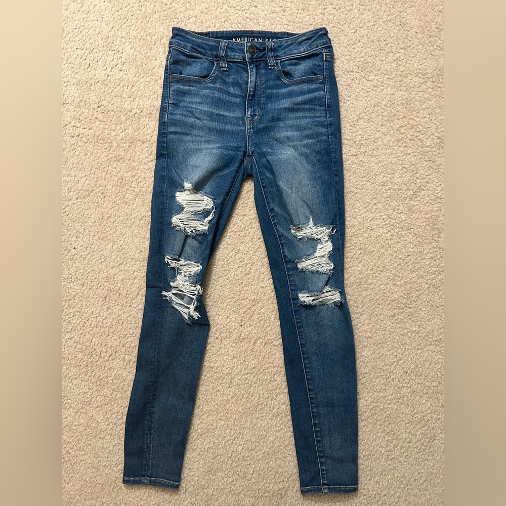 American Eagle high waisted skinny jeans